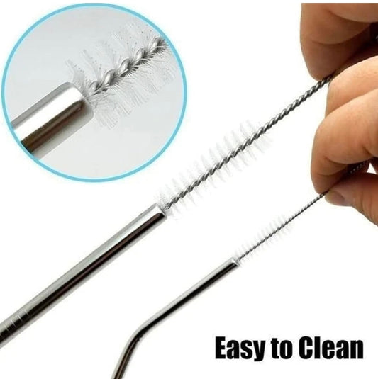 Stainless Steel Straw with Cleaning Brush