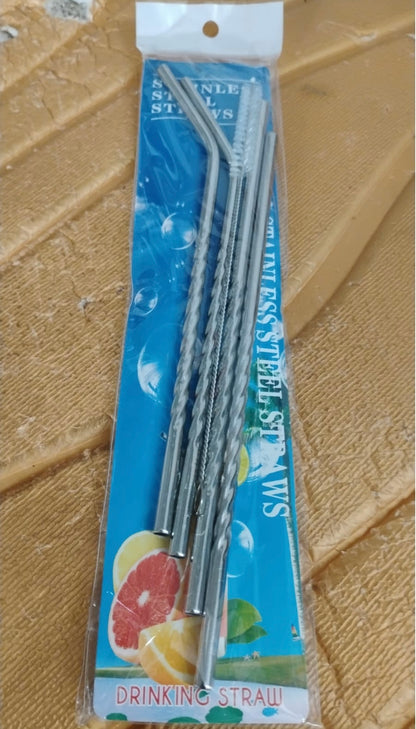 Stainless Steel Straw with Cleaning Brush