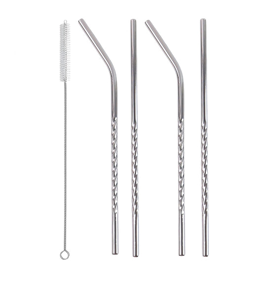 Stainless Steel Straw with Cleaning Brush
